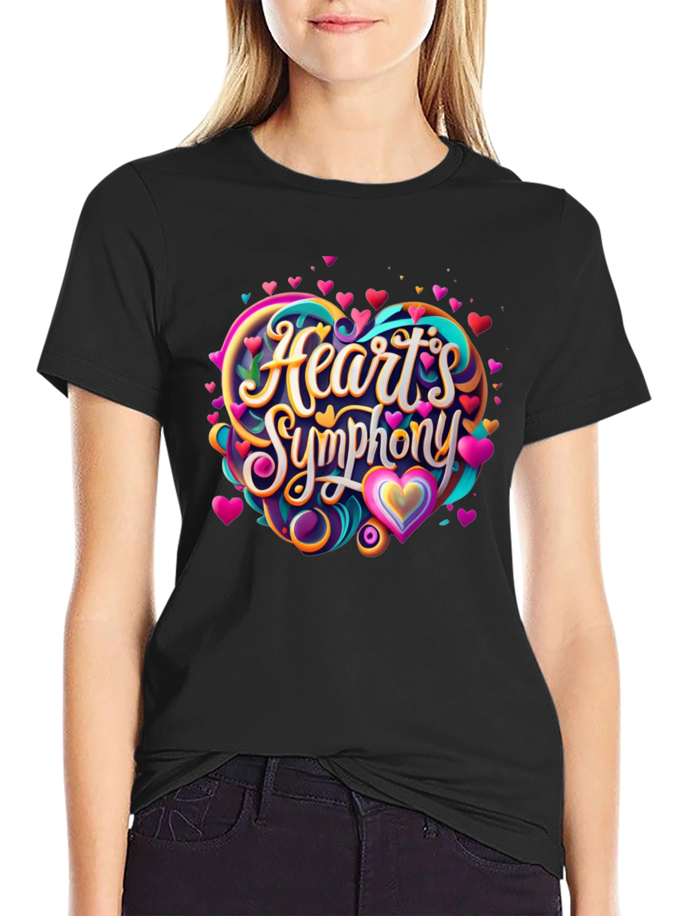 Hearts Symphony Graphic Tee