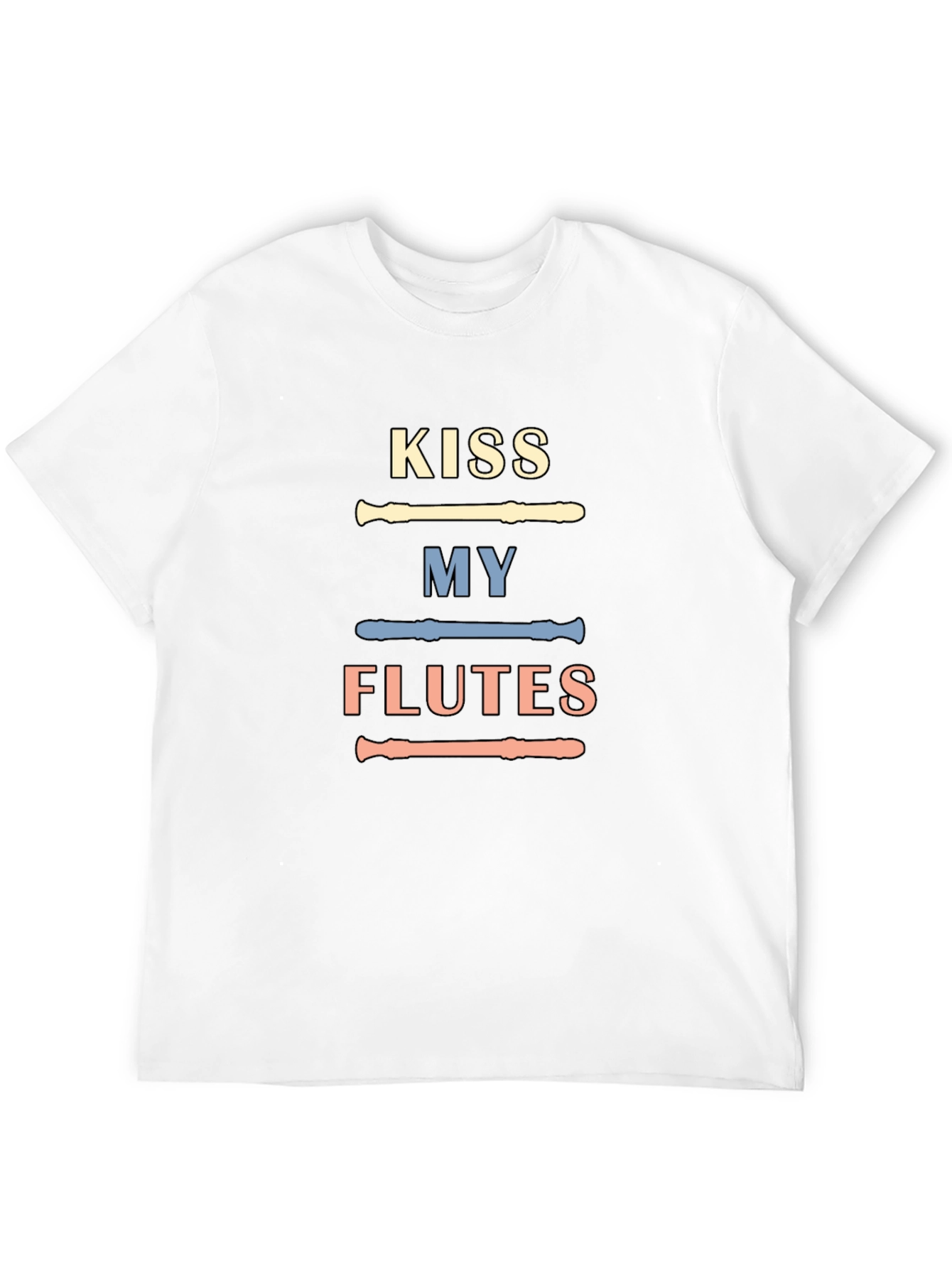 Kiss My Flutes T-Shirt - Music Lover Tee