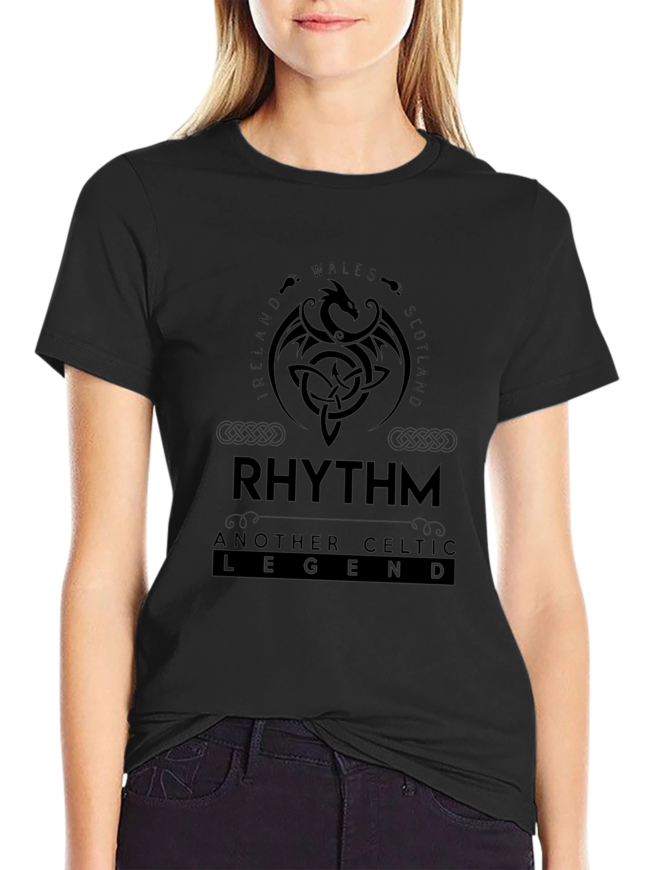 Celtic Legend Rhythm Black T-Shirt