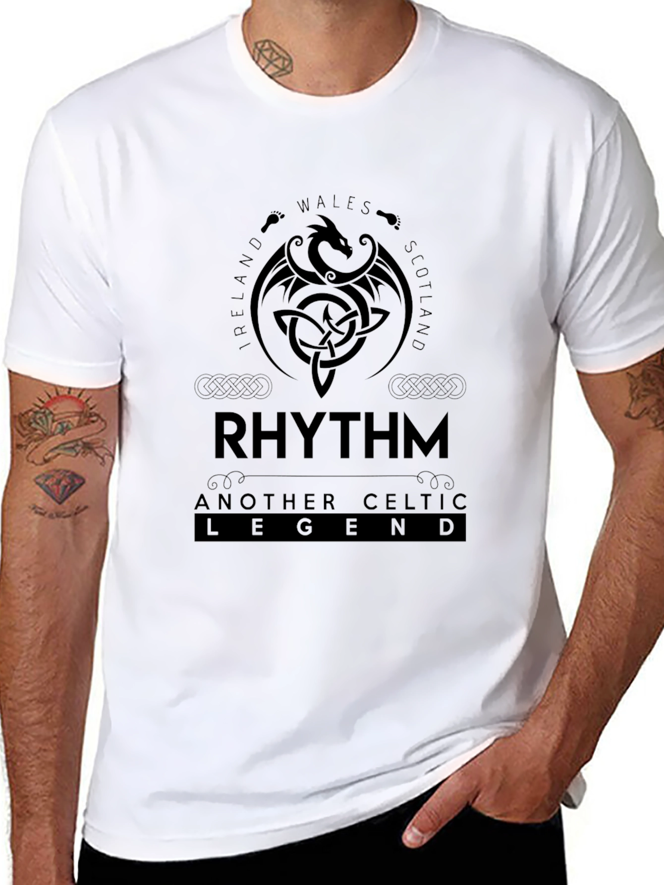 Celtic Legend Rhythm Black T-Shirt