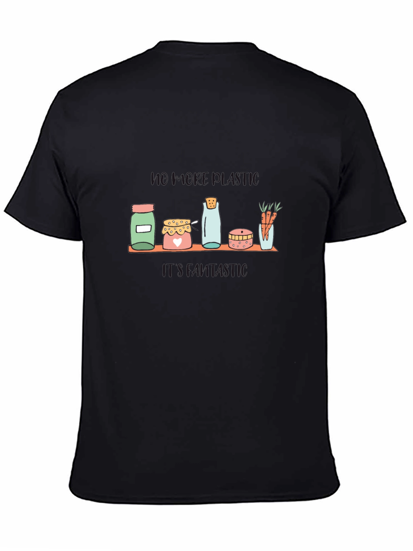 Funny Pantry Essentials Black Graphic Tee