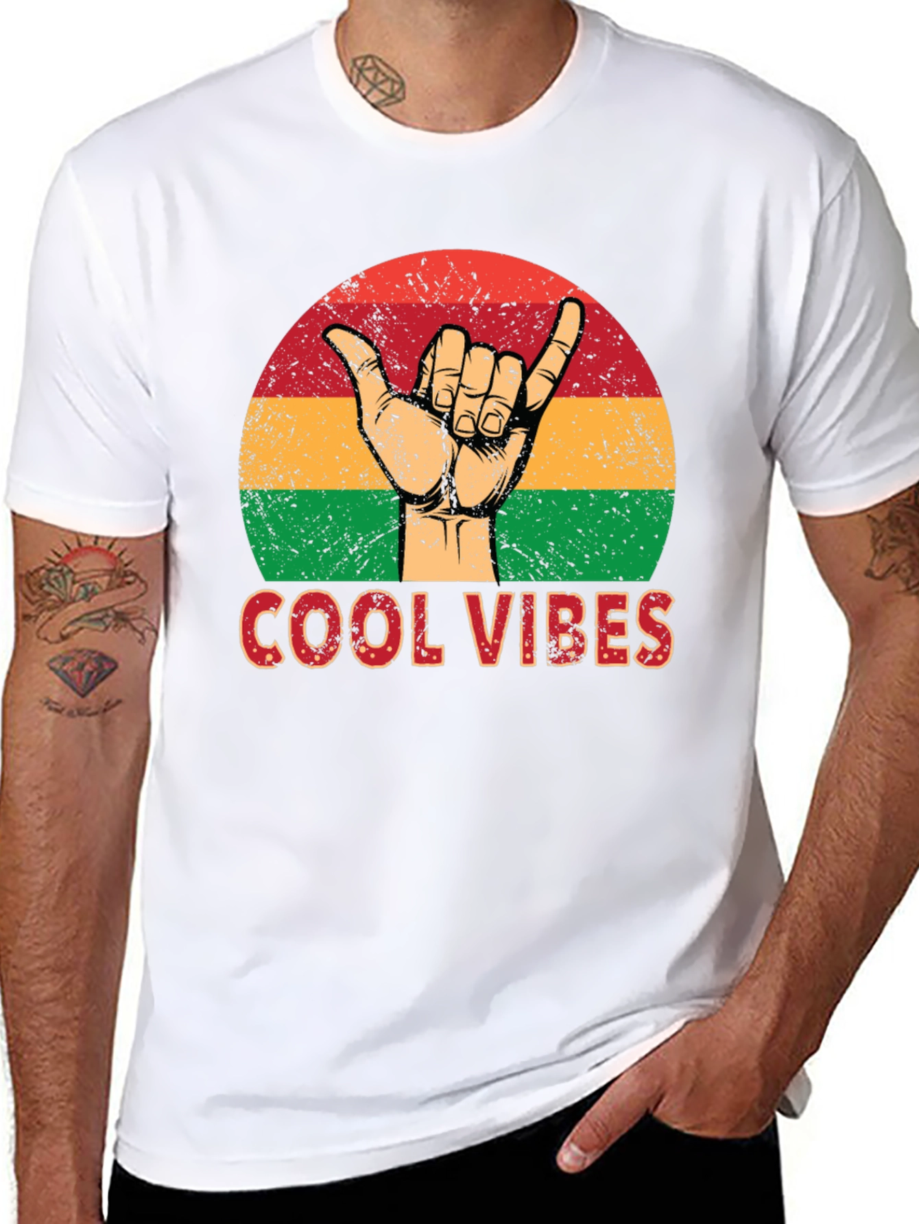 Cool Vibes Graphic Tee - Retro Style