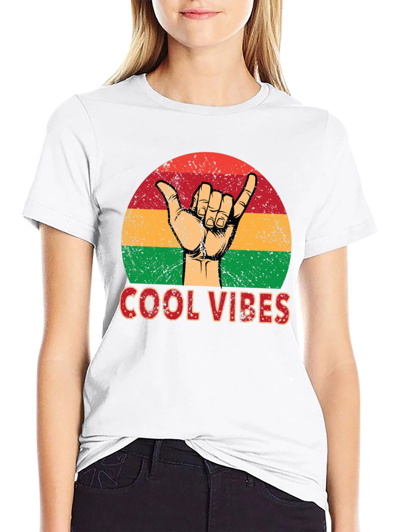 Cool Vibes Graphic Tee - Retro Style