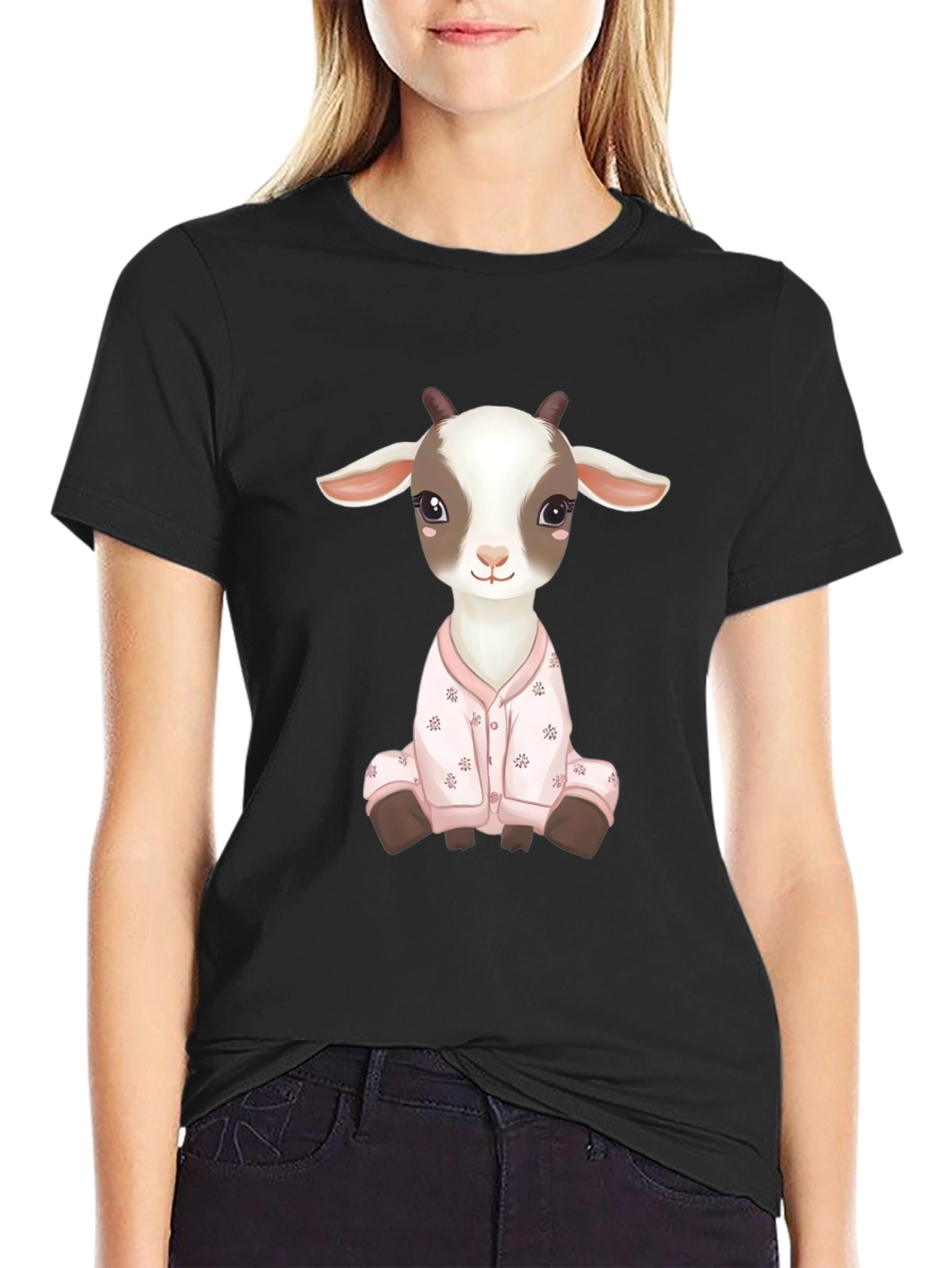 Cute Goat Pajamas T-Shirt