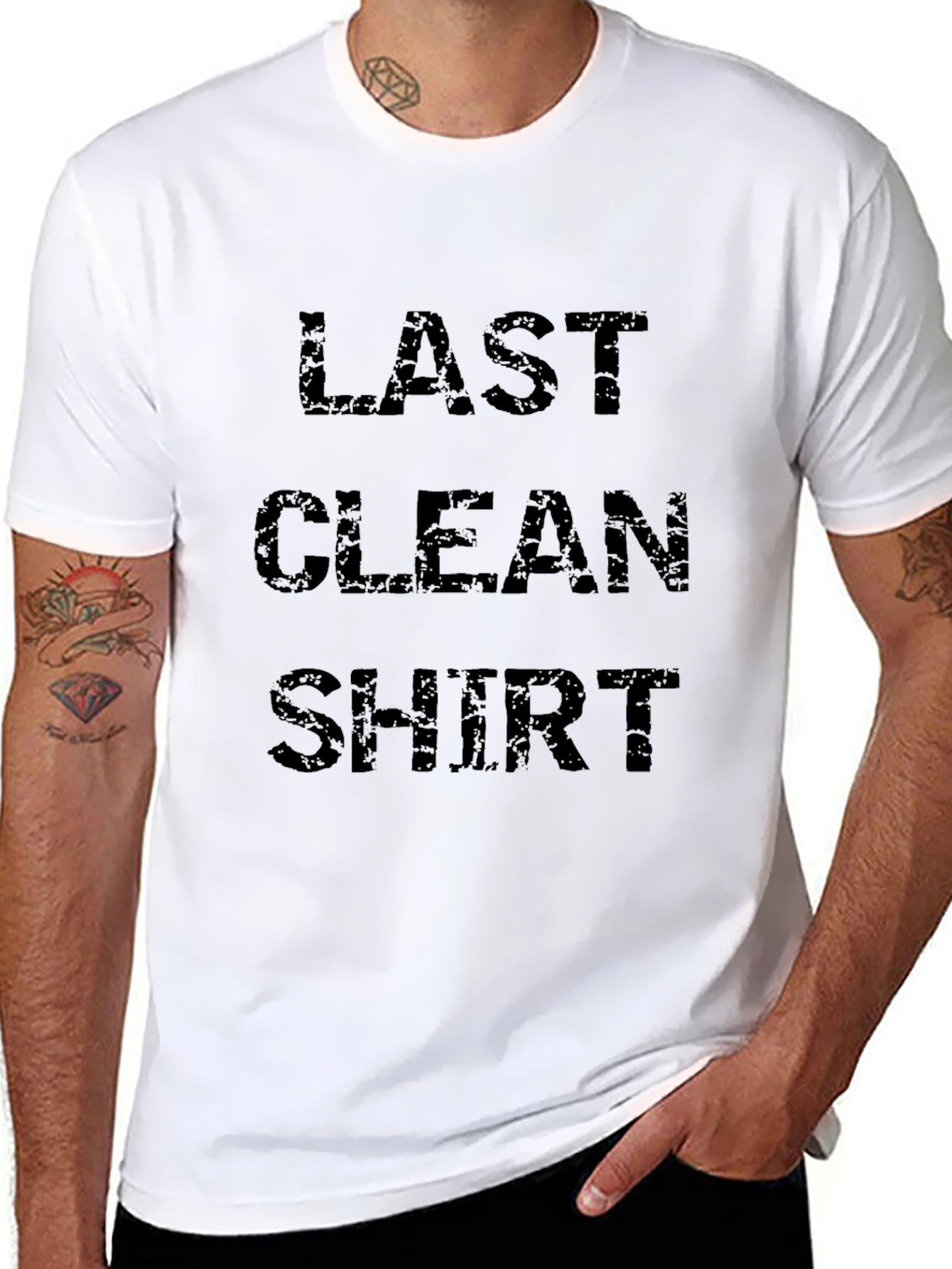 Last Clean Shirt - Novelty Graphic Tee
