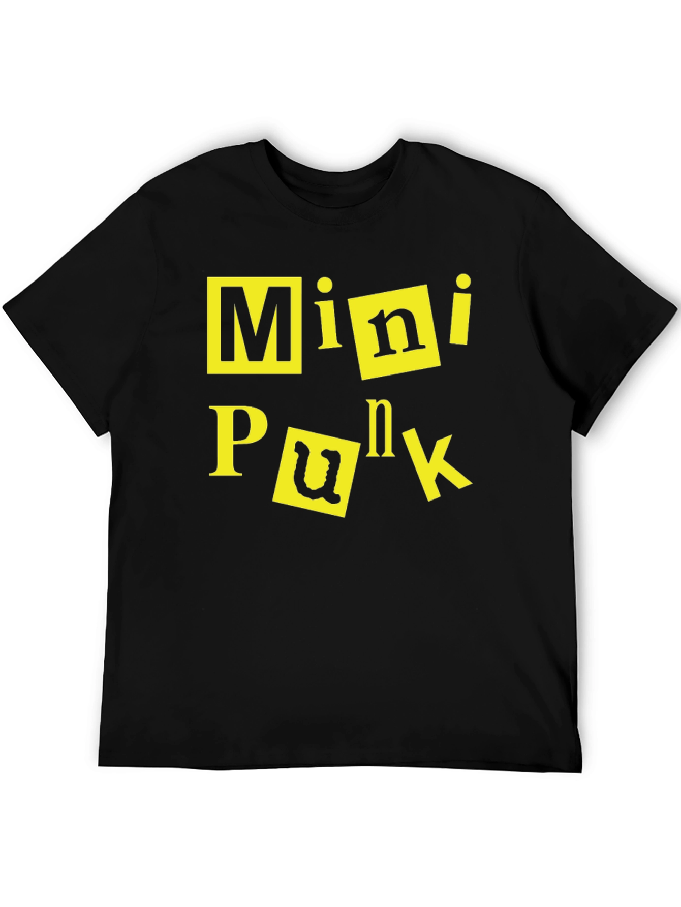 Mini Punk Graphic Tee - Black