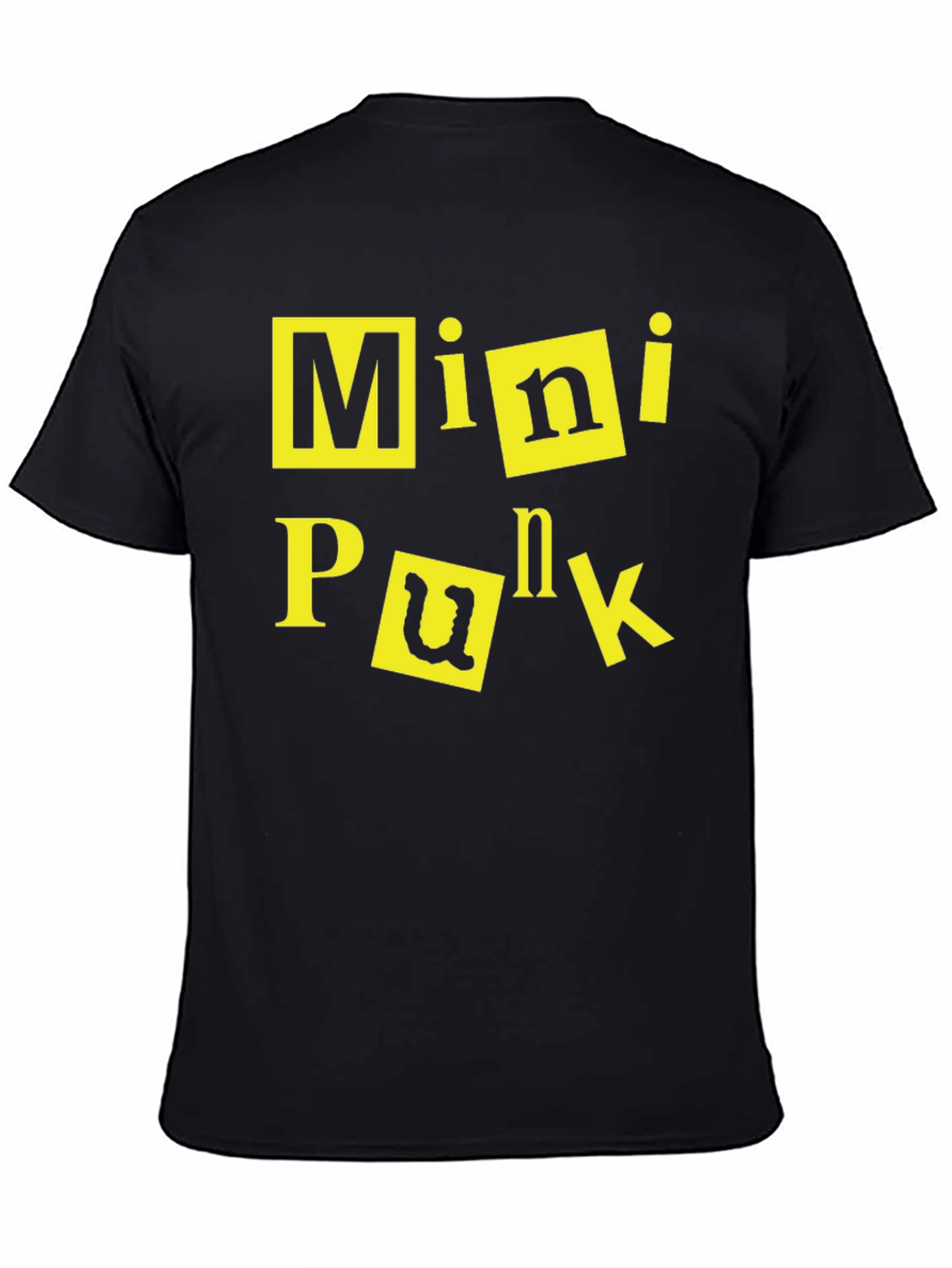 Mini Punk Graphic Tee - Black