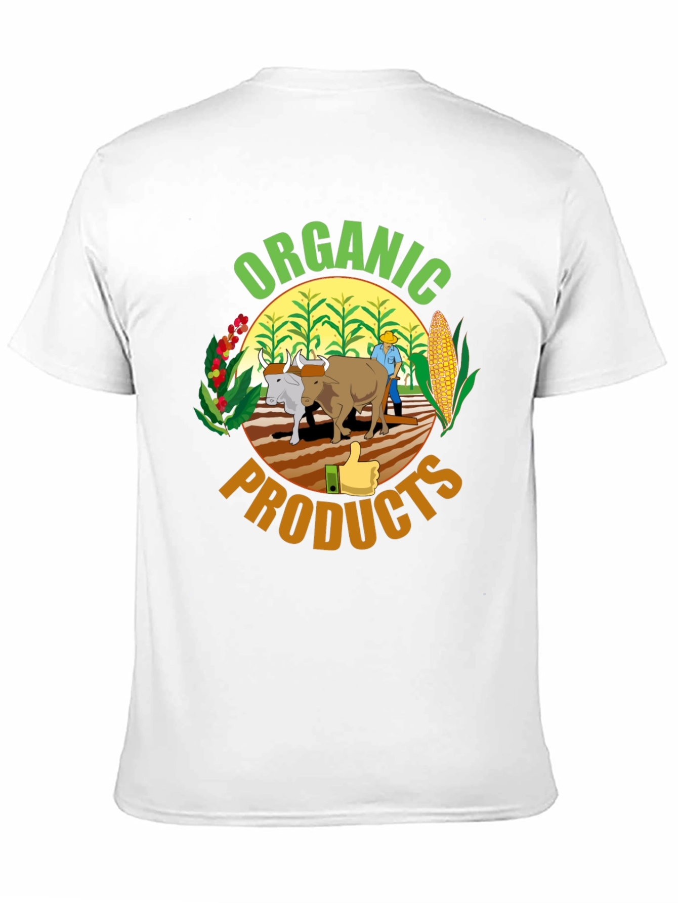 Organic Farm T-Shirt - Black Graphic Tee