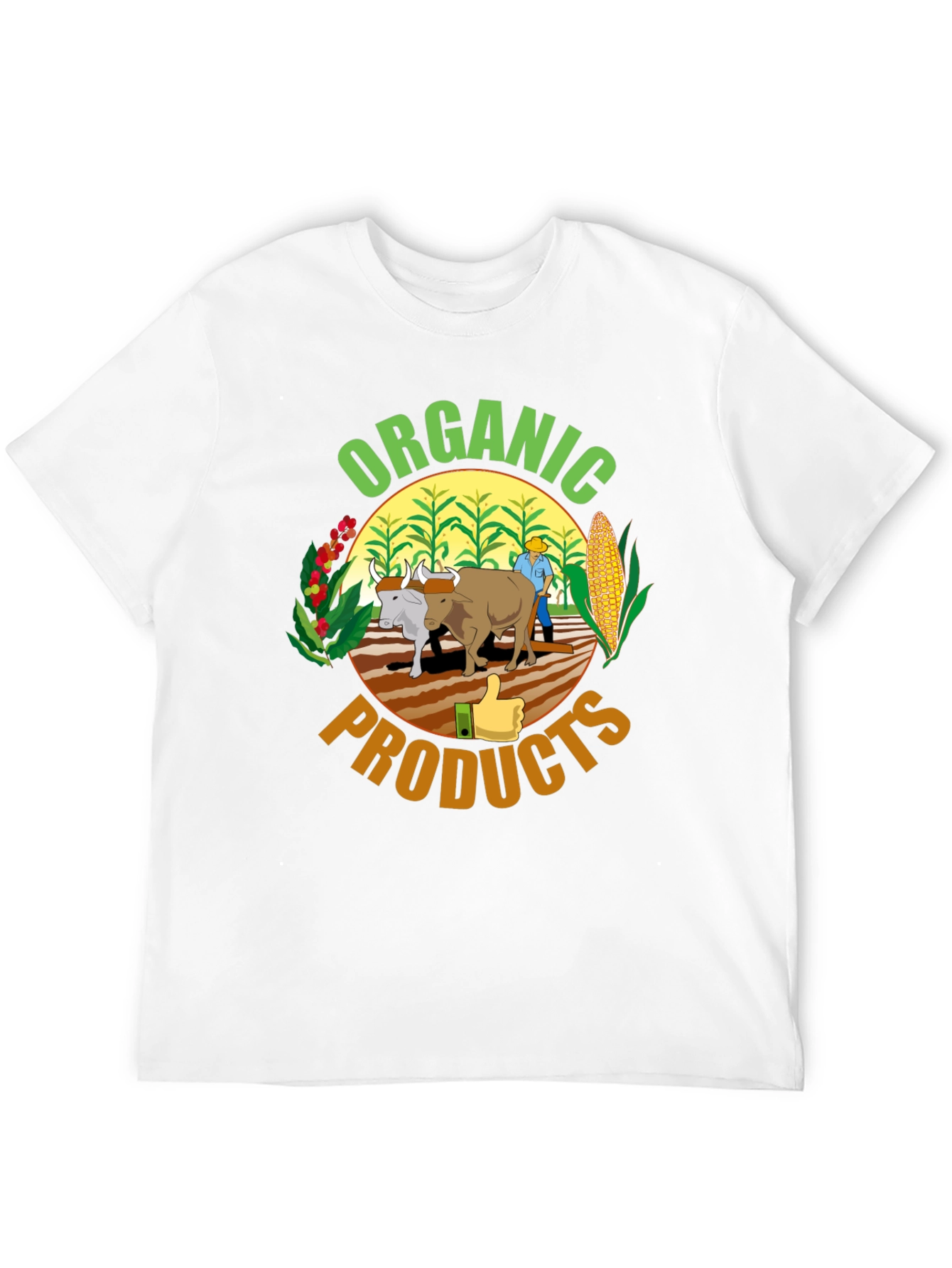 Organic Farm T-Shirt - Black Graphic Tee