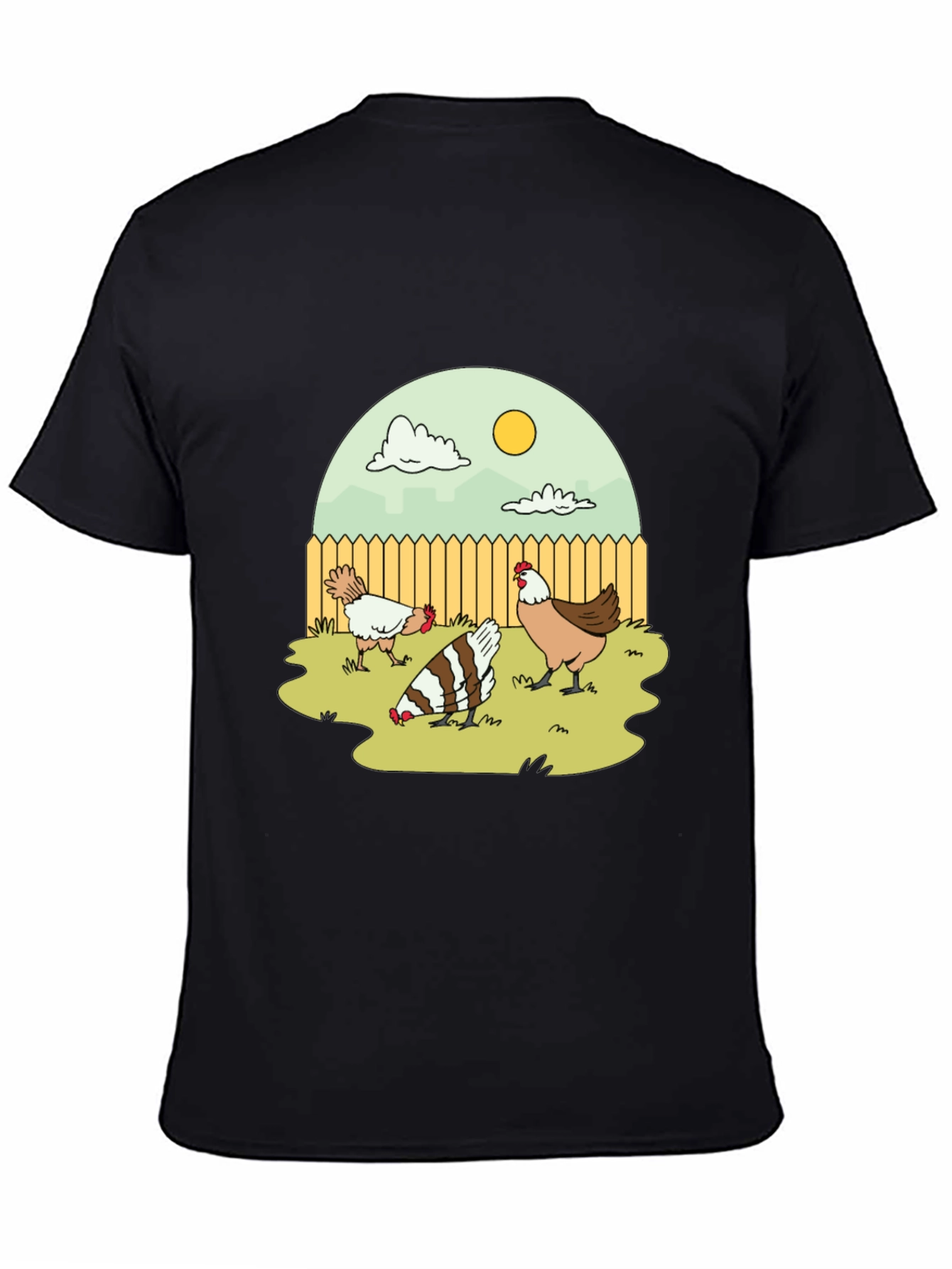 Funny Chicken Yard T-Shirt