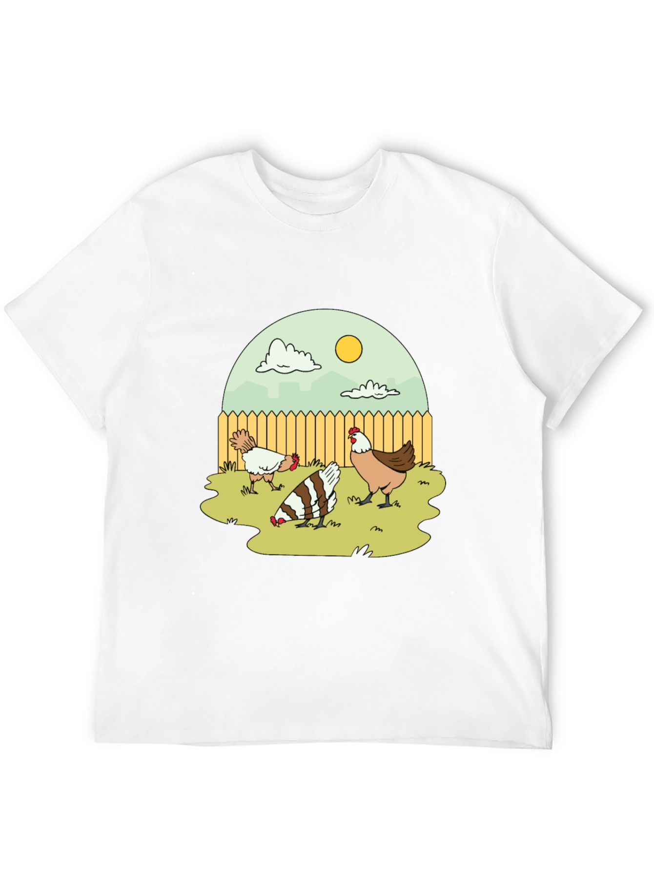 Funny Chicken Yard T-Shirt