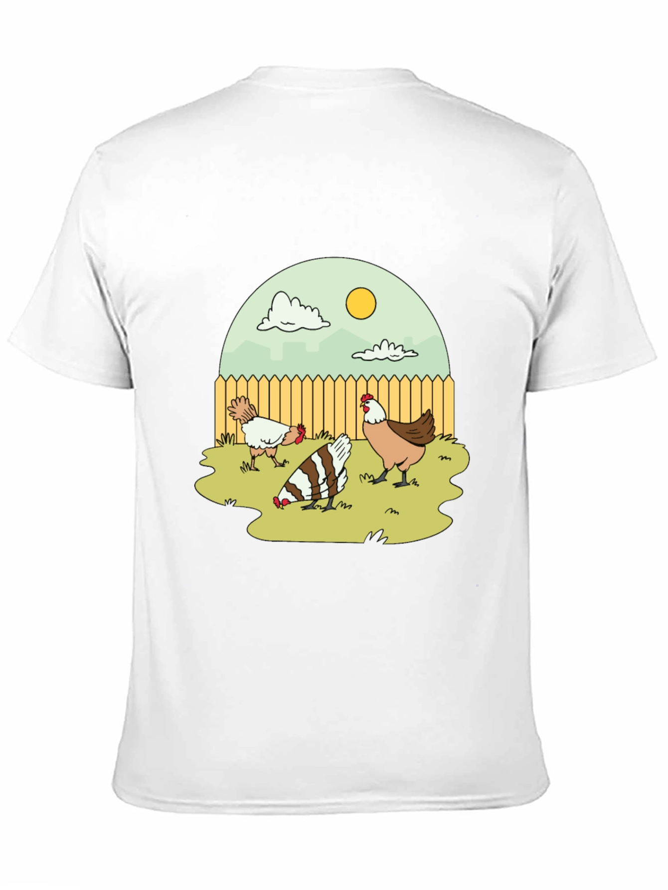 Funny Chicken Yard T-Shirt