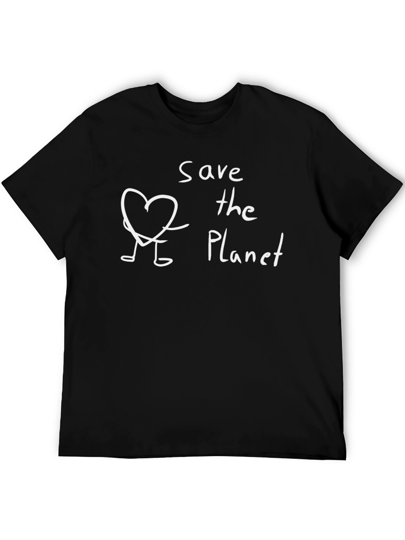 Save the Planet Black Graphic Tee