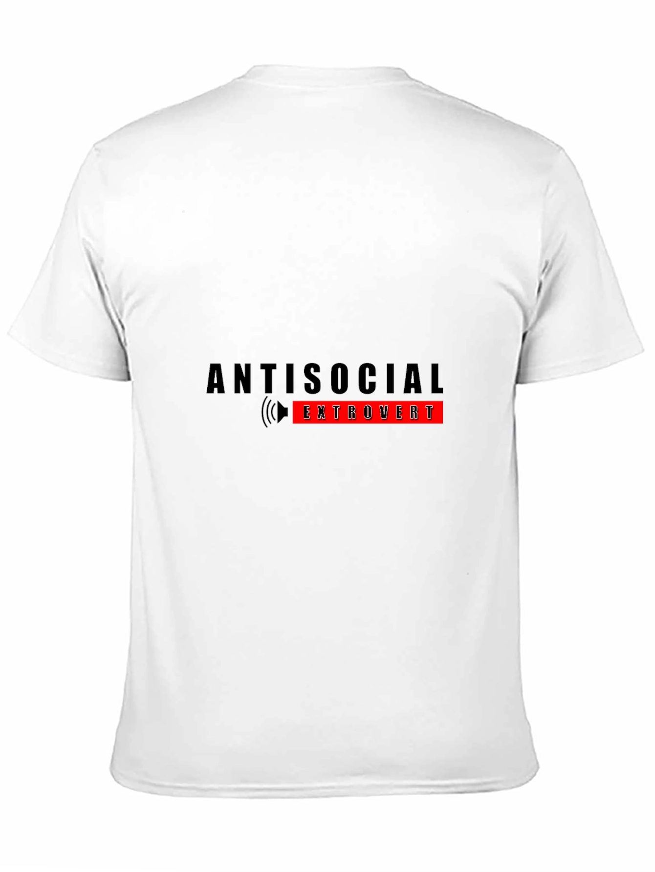 Antisocial Extrovert Graphic Tee - Black