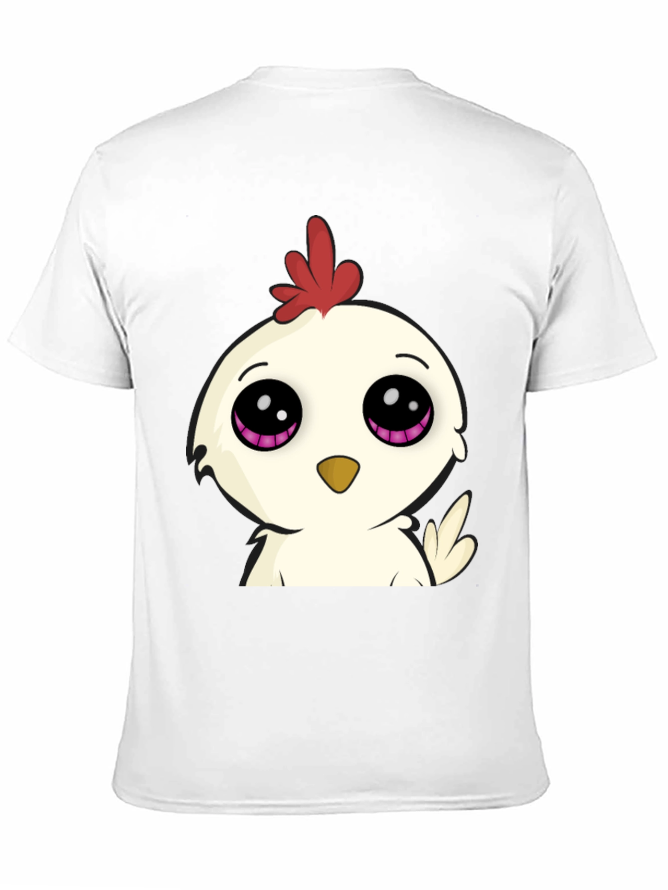 Cute Cartoon Chicken Graphic T-Shirt