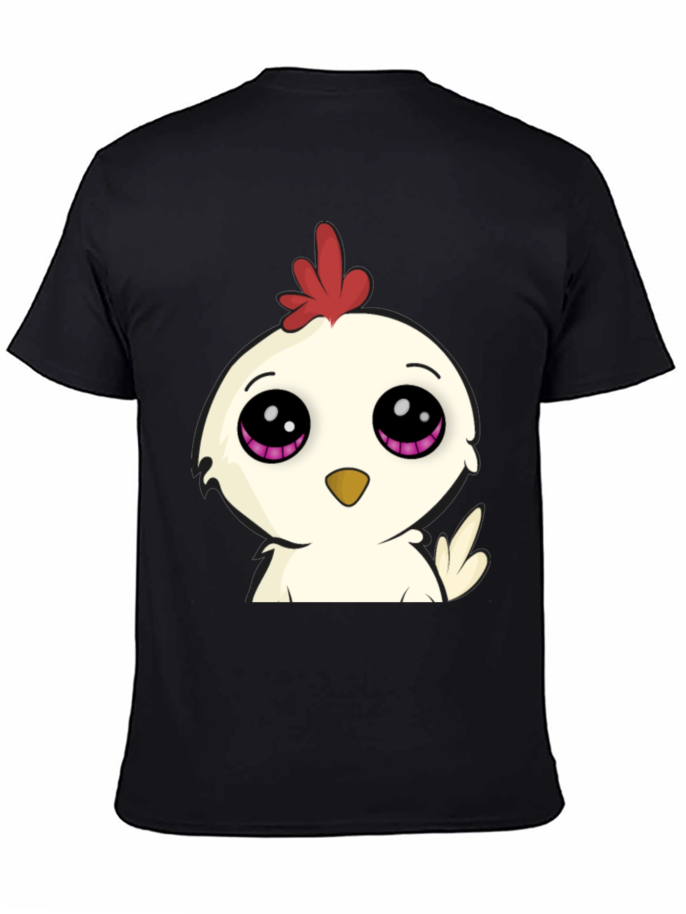 Cute Cartoon Chicken Graphic T-Shirt