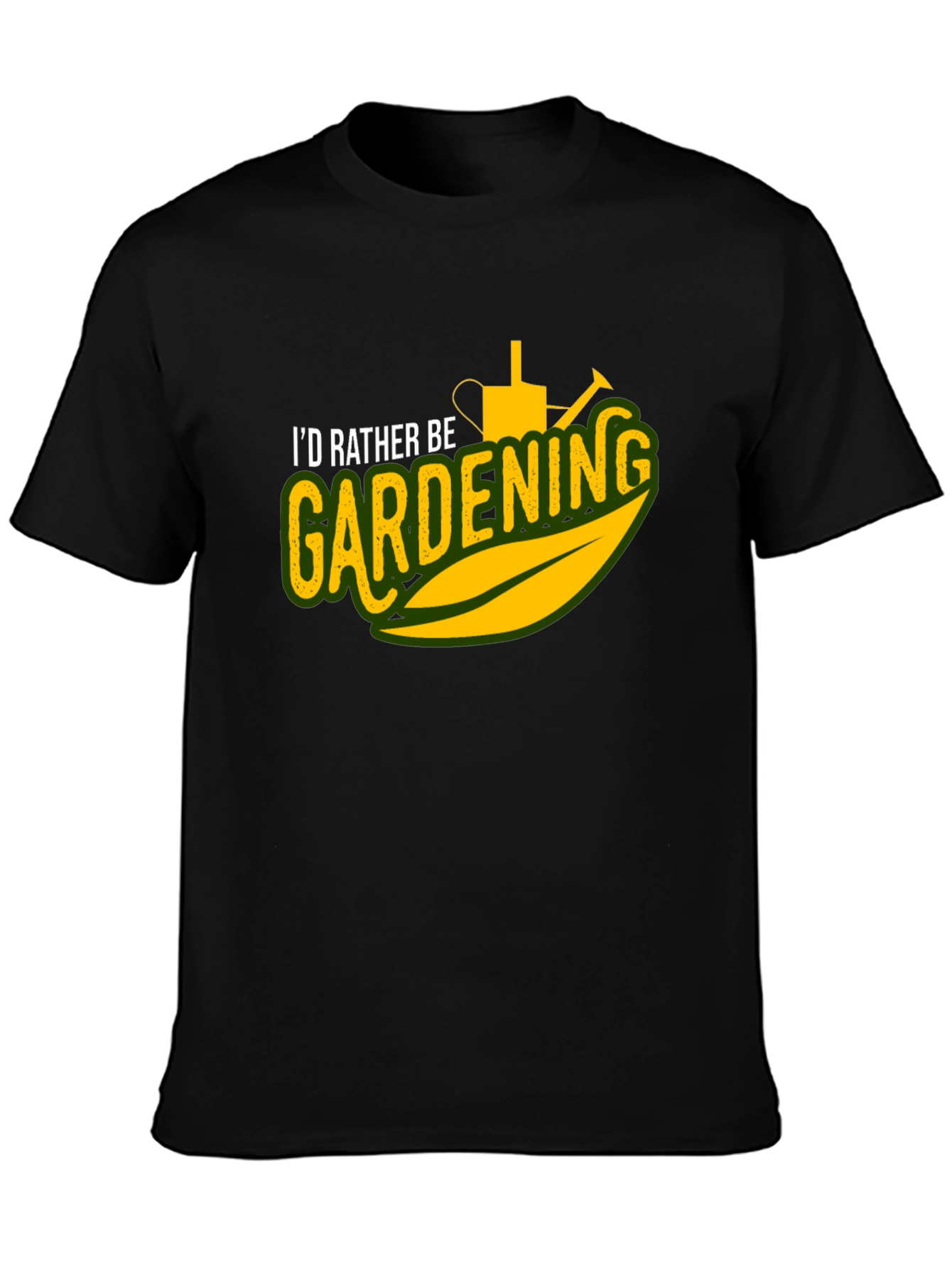 Gardening T-Shirt - Id Rather Be Gardening Graphic Tee