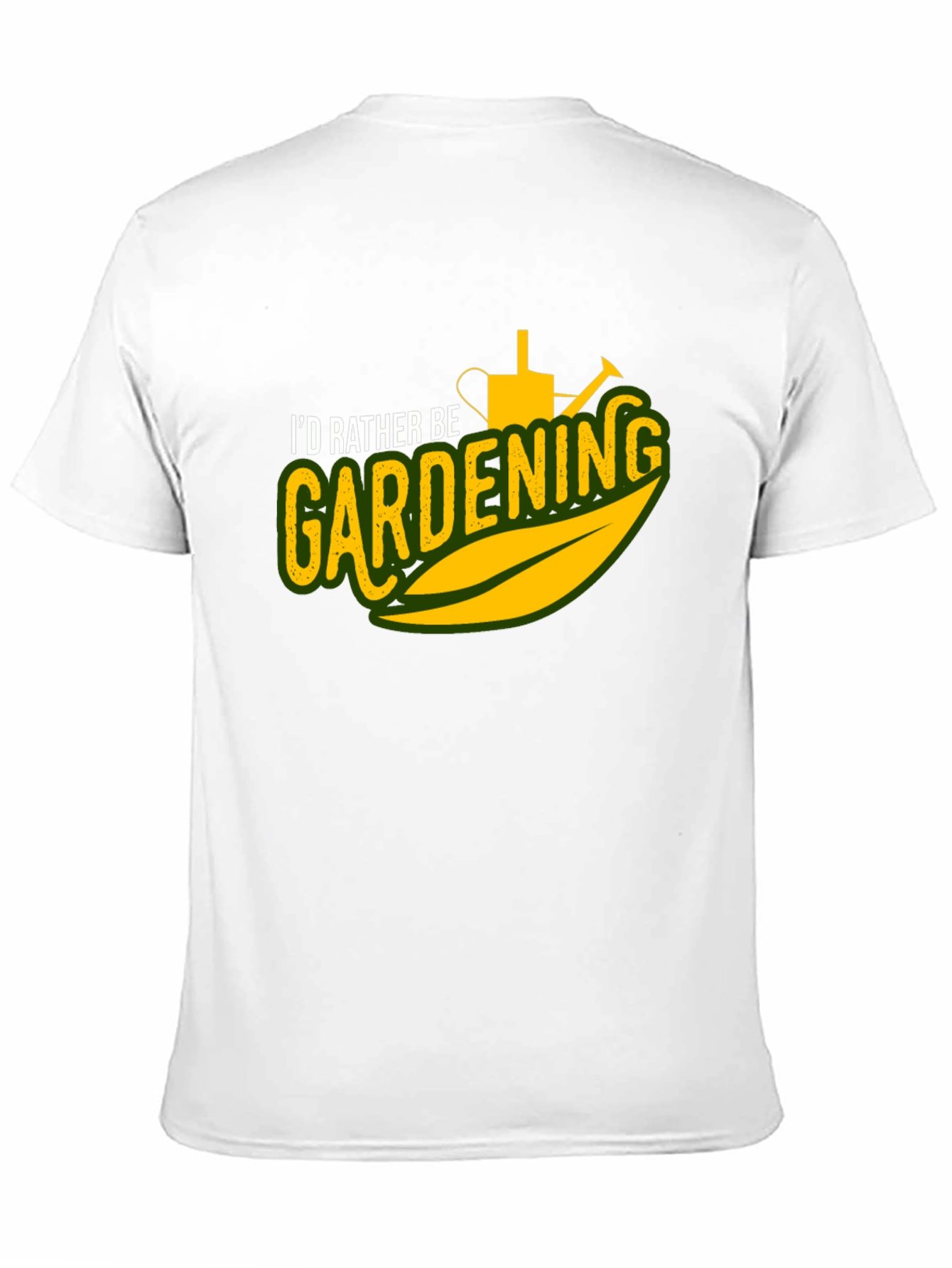 Gardening T-Shirt - Id Rather Be Gardening Graphic Tee