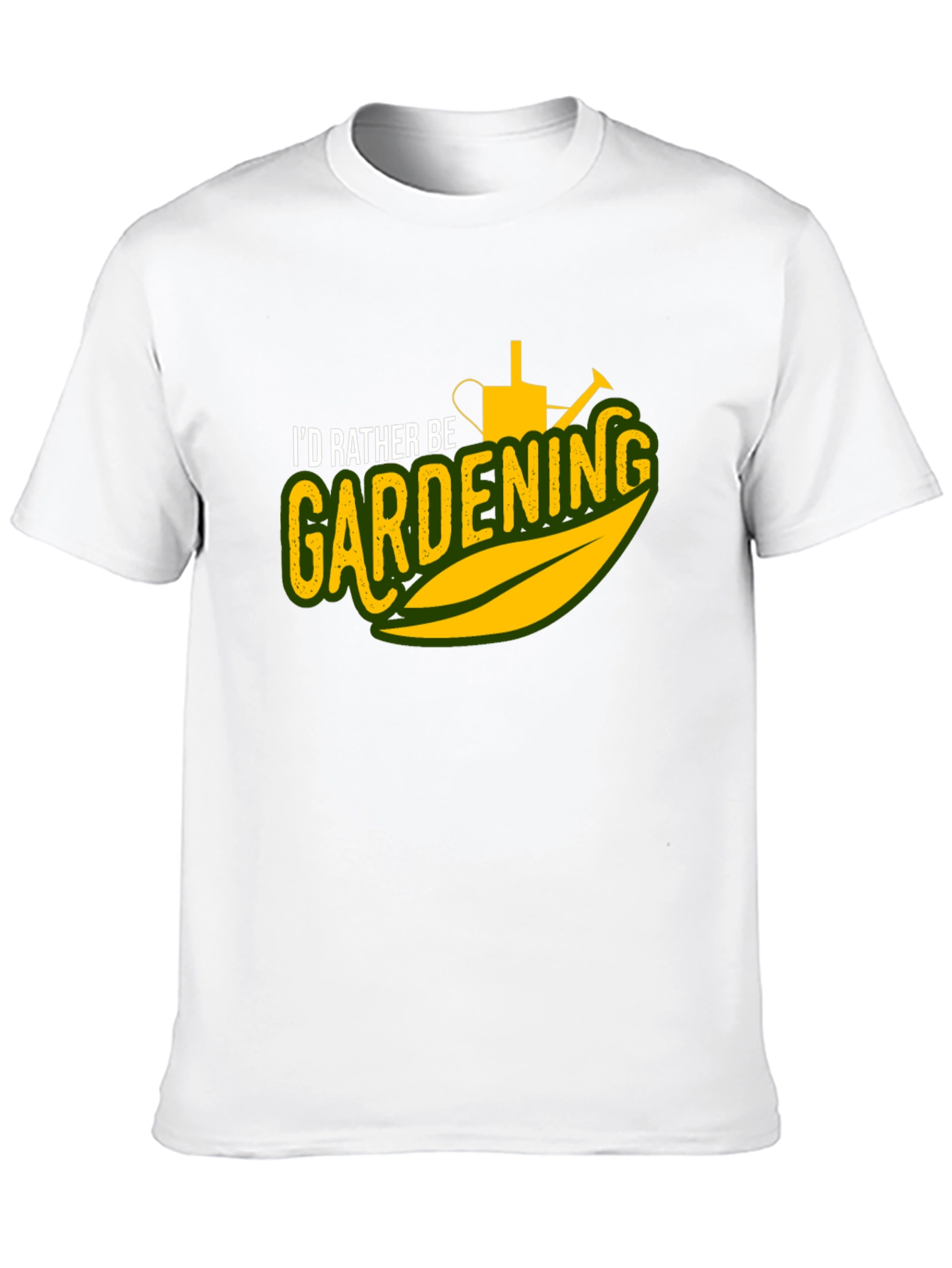 Gardening T-Shirt - Id Rather Be Gardening Graphic Tee