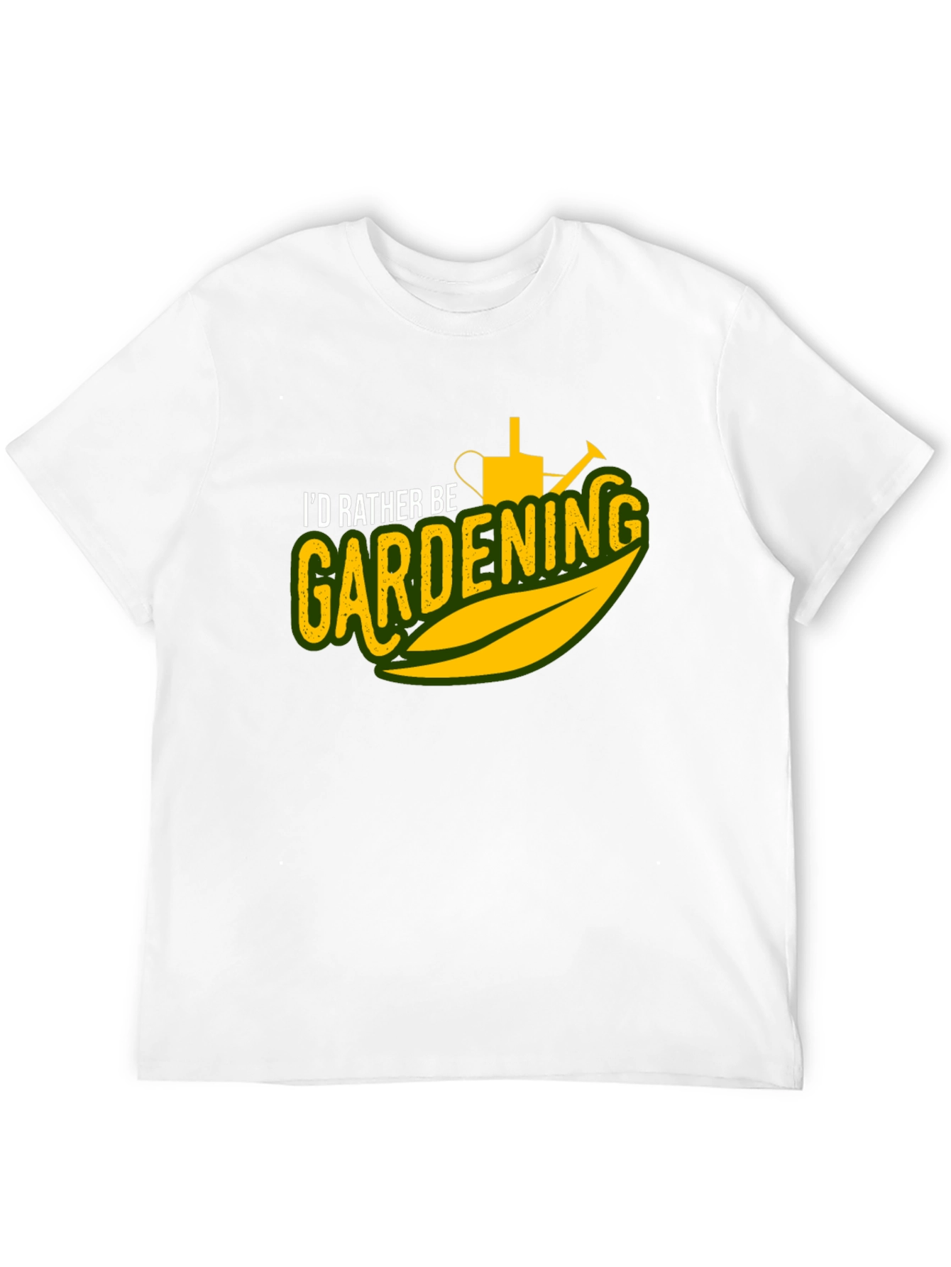 Gardening T-Shirt - Id Rather Be Gardening Graphic Tee