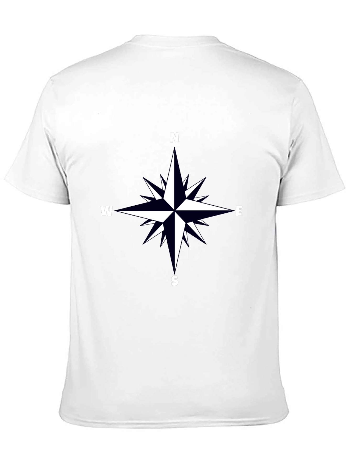Compass Rose Graphic Tee - Black