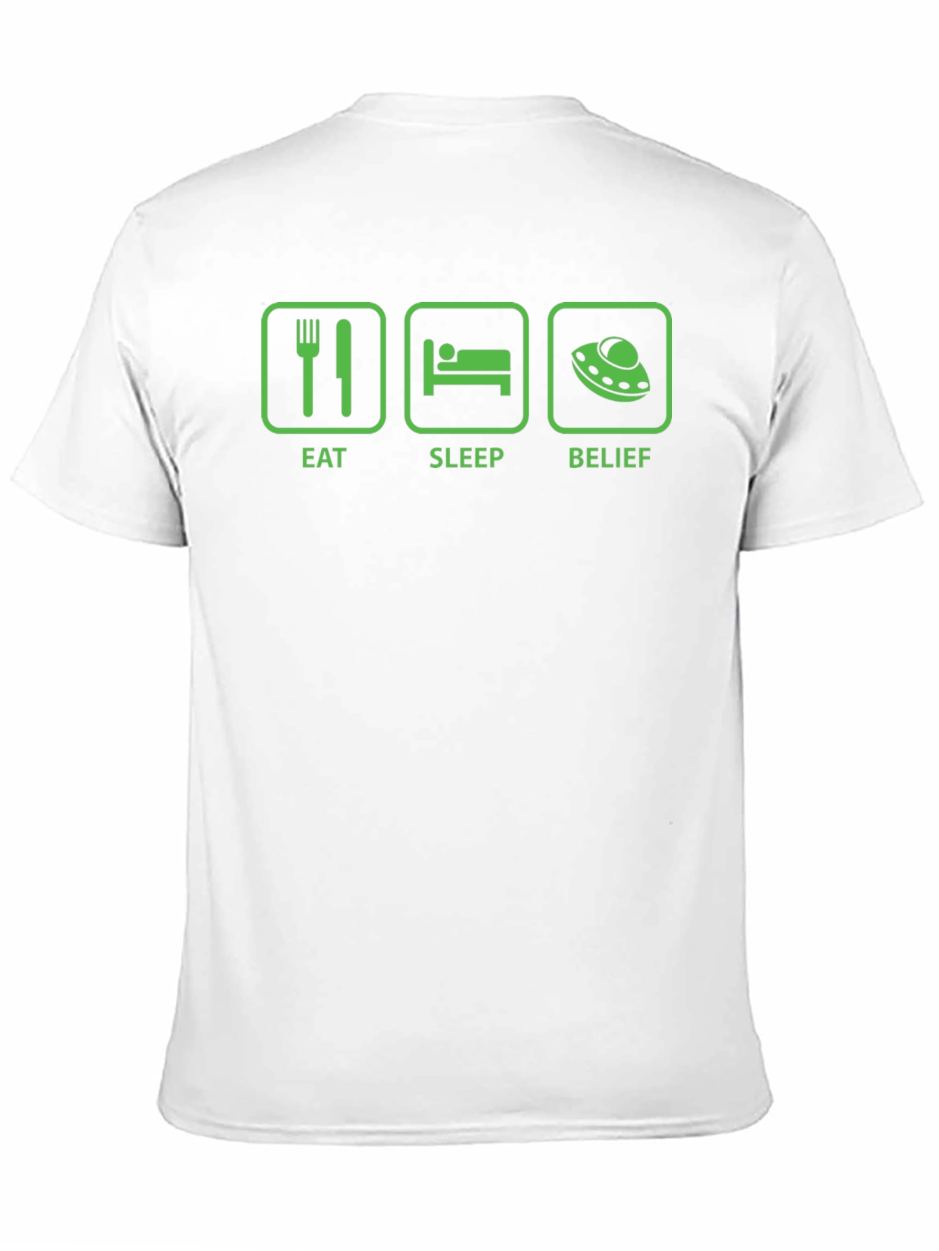 Eat Sleep Belief UFO T-Shirt