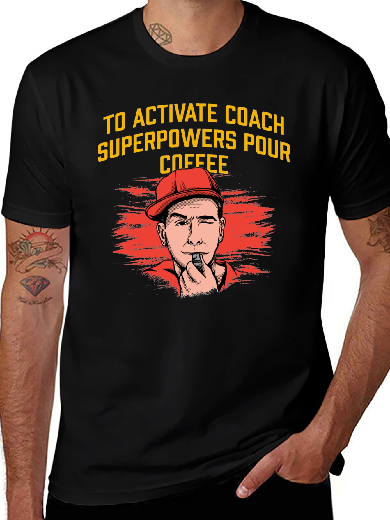 Activate Coach Superpowers Coffee T-Shirt