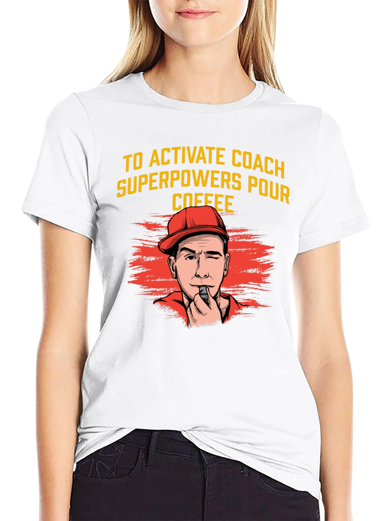 Activate Coach Superpowers Coffee T-Shirt