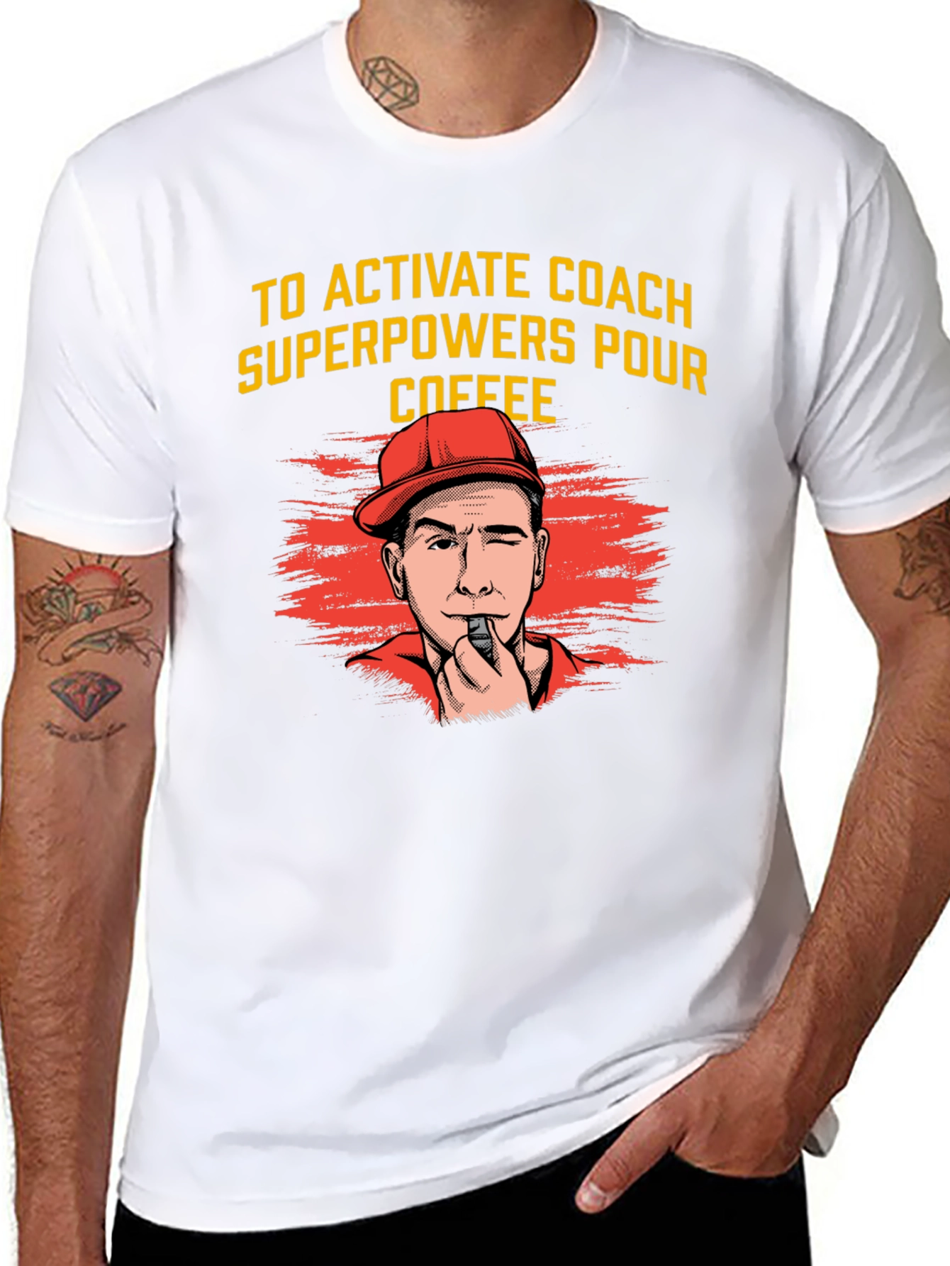 Activate Coach Superpowers Coffee T-Shirt