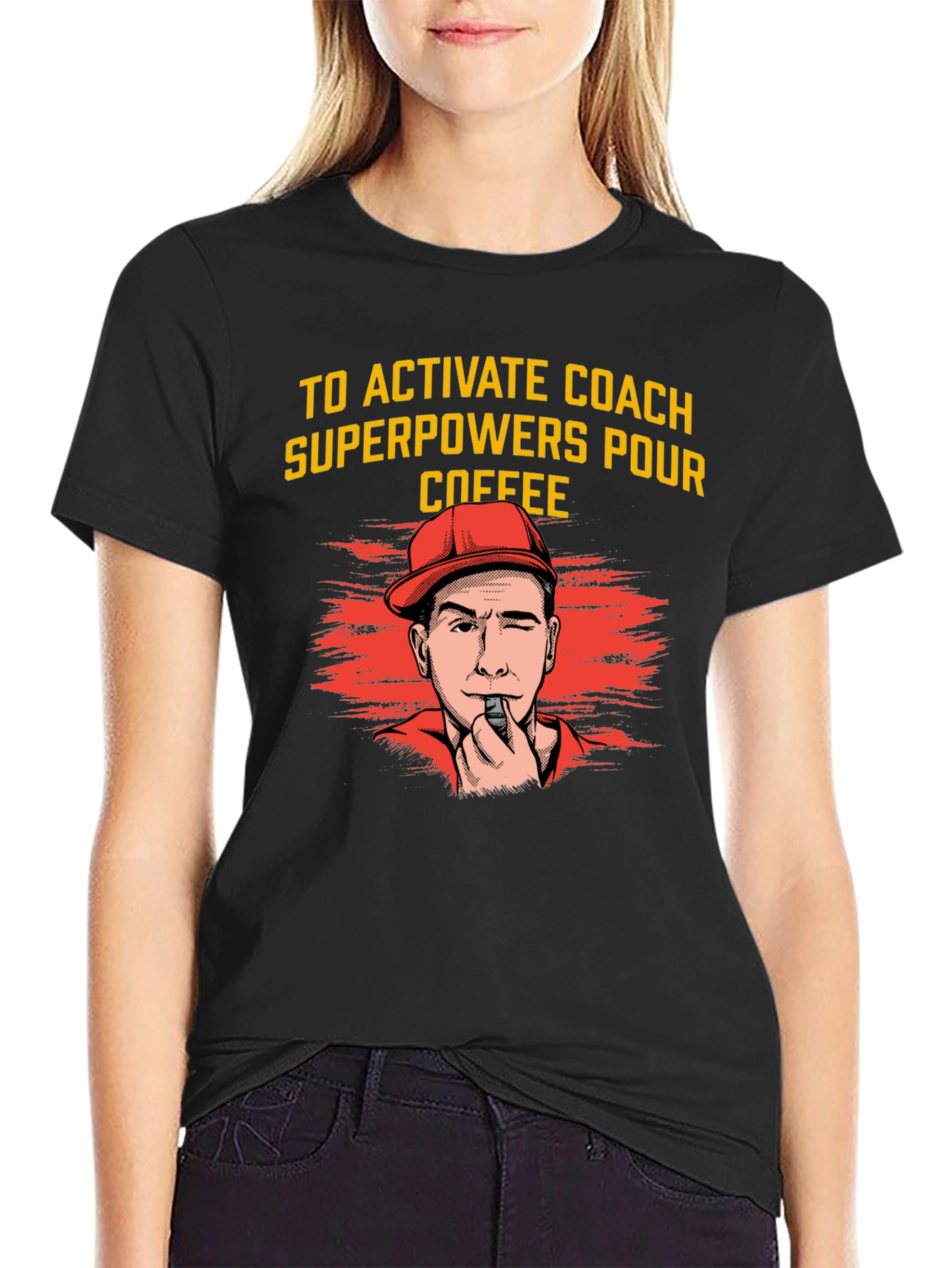 Activate Coach Superpowers Coffee T-Shirt