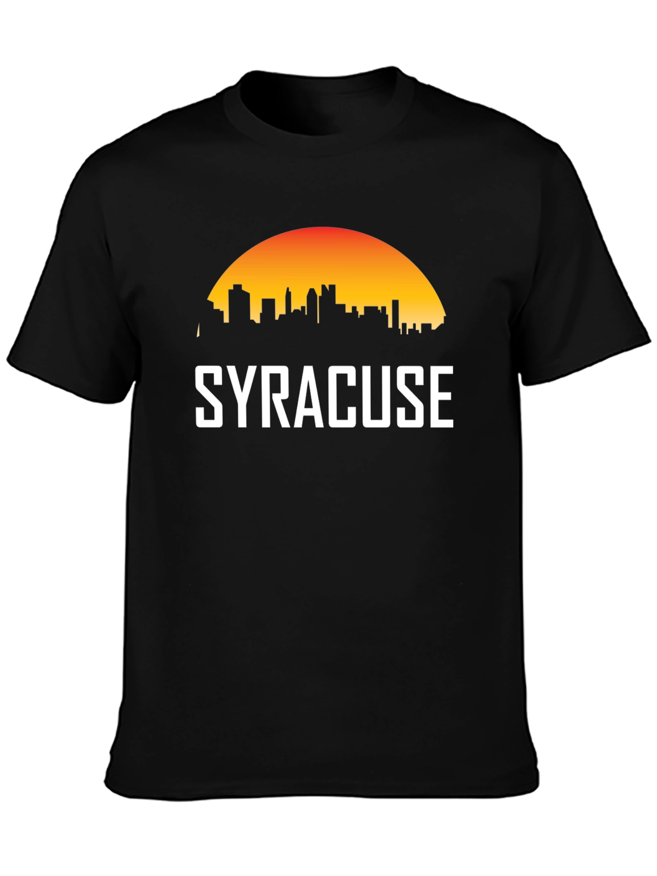 Syracuse Skyline Black T-Shirt