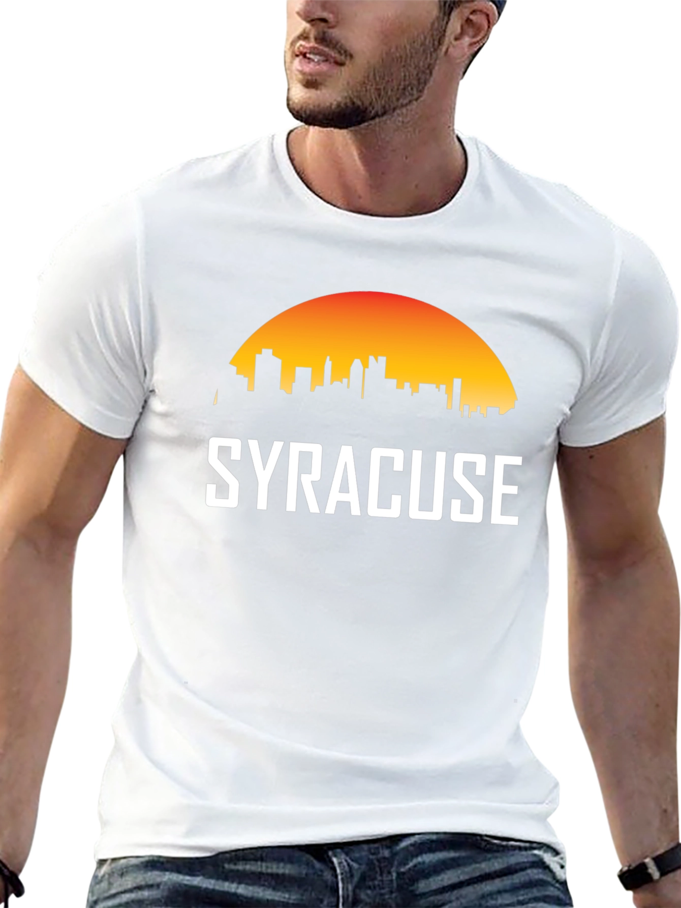 Syracuse Skyline Black T-Shirt
