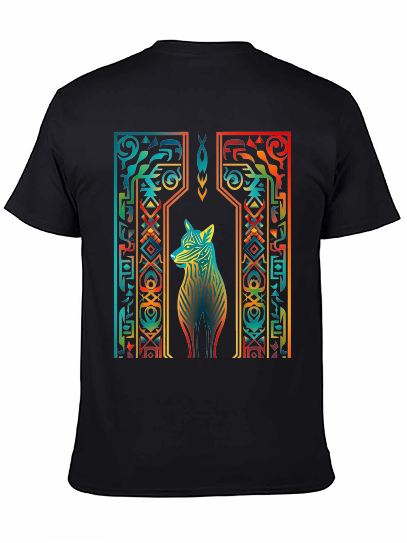 Tribal Wolf Graphic Tee