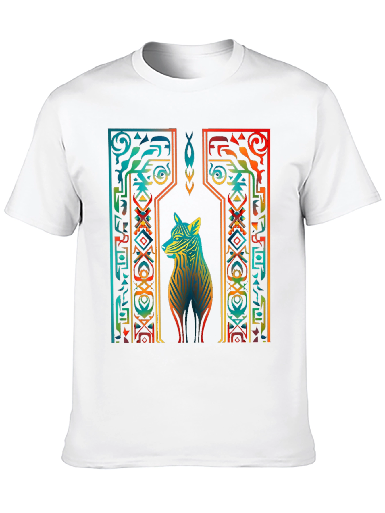 Tribal Wolf Graphic Tee