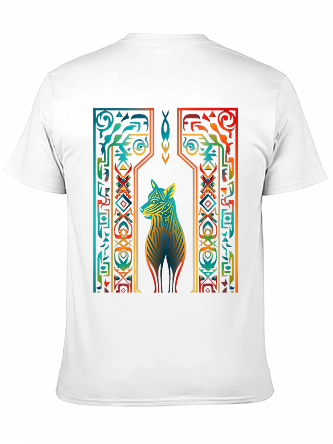 Tribal Wolf Graphic Tee