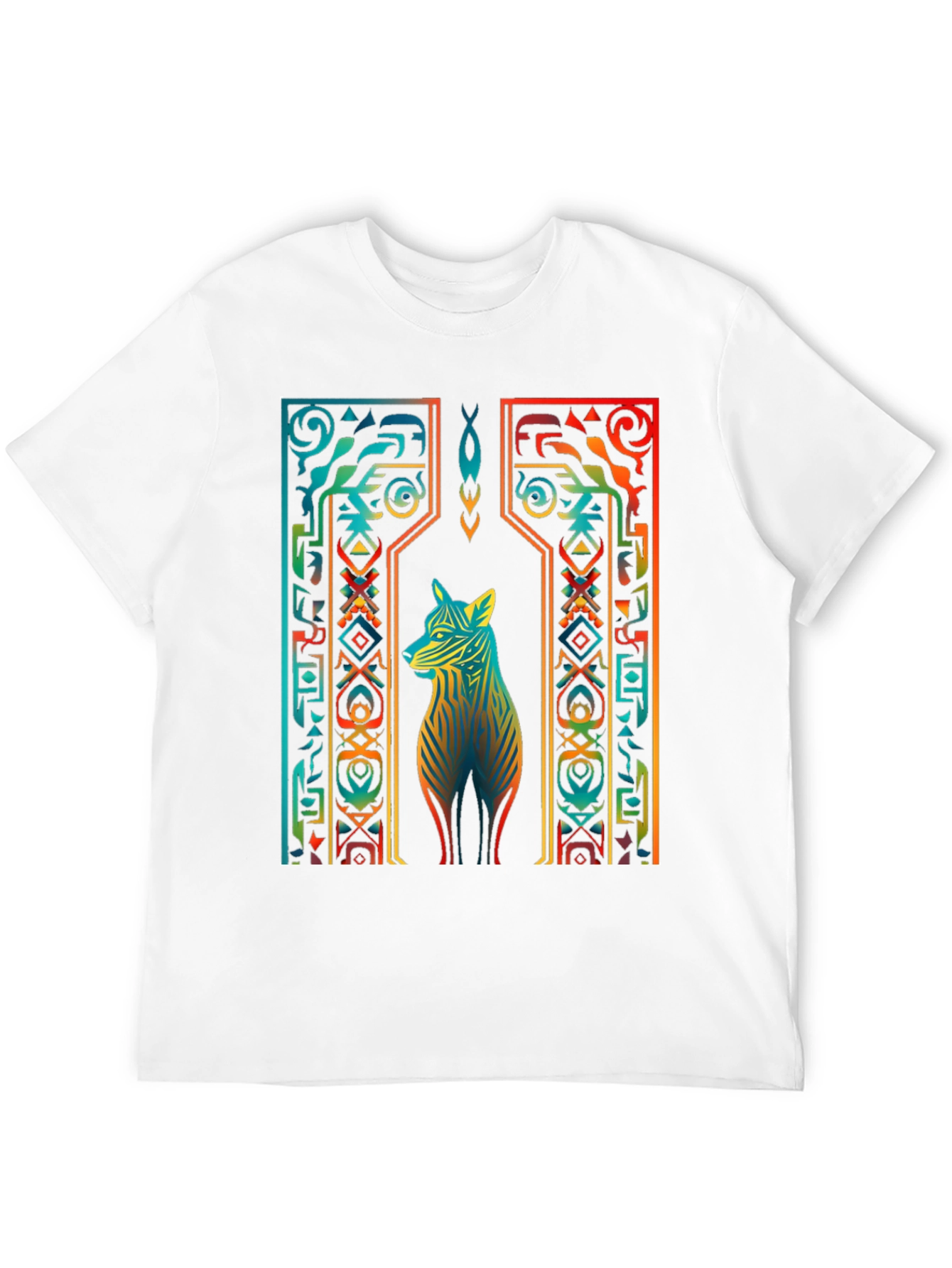 Tribal Wolf Graphic Tee