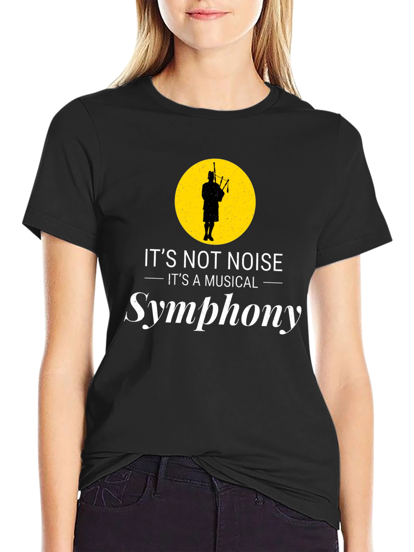 Bagpipe Symphony Black T-Shirt