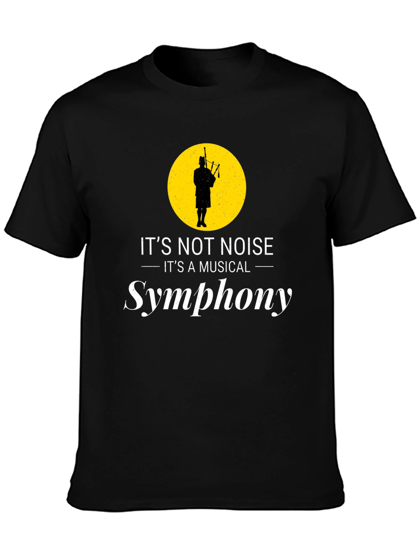 Bagpipe Symphony Black T-Shirt