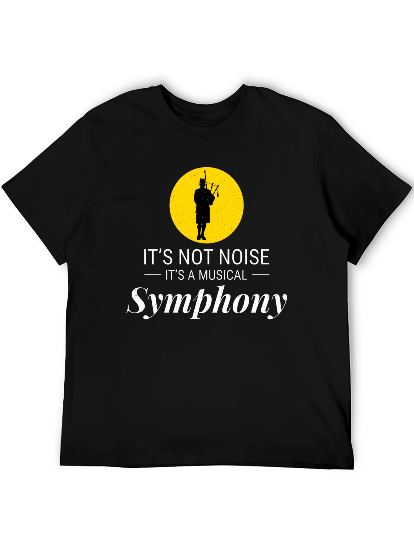 Bagpipe Symphony Black T-Shirt