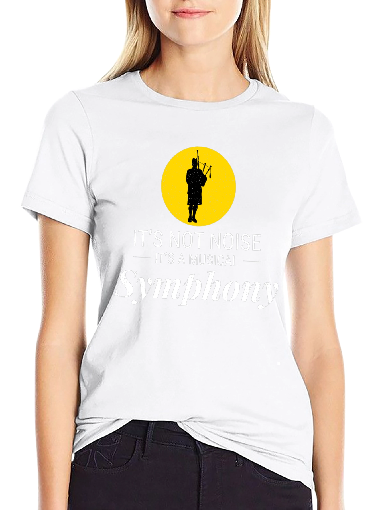 Bagpipe Symphony Black T-Shirt