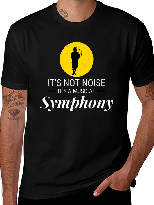 Bagpipe Symphony Black T-Shirt