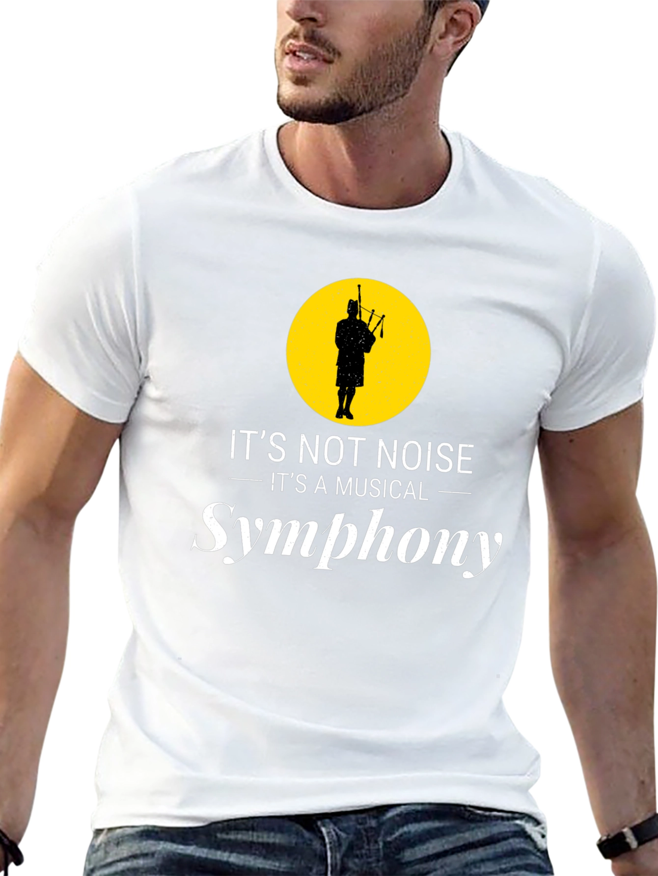 Bagpipe Symphony Black T-Shirt