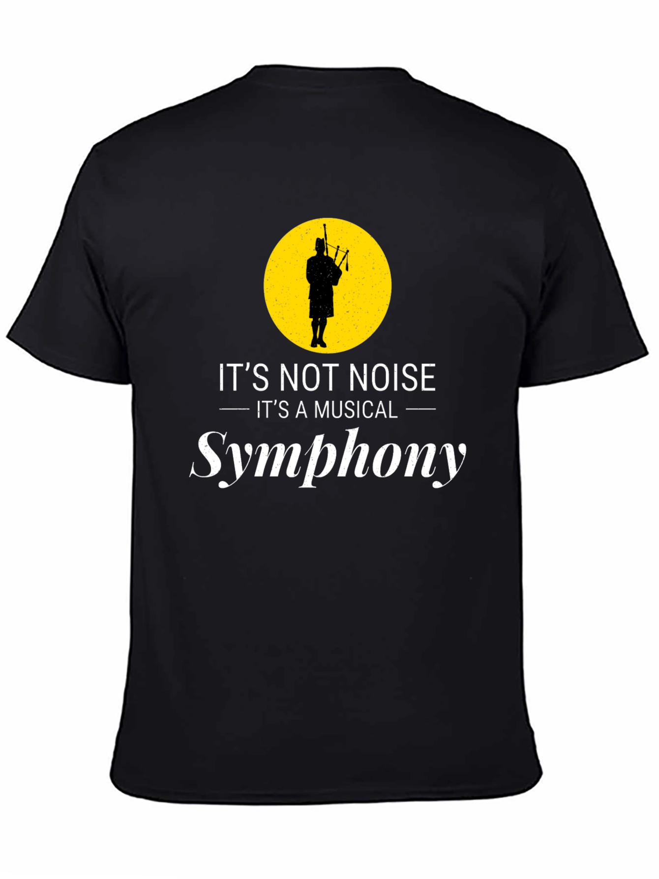 Bagpipe Symphony Black T-Shirt