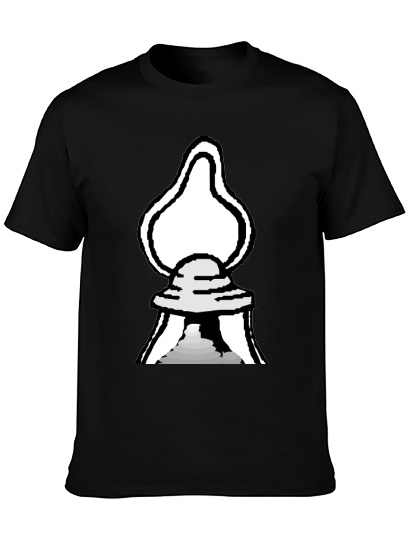 Black UFO Graphic Tee