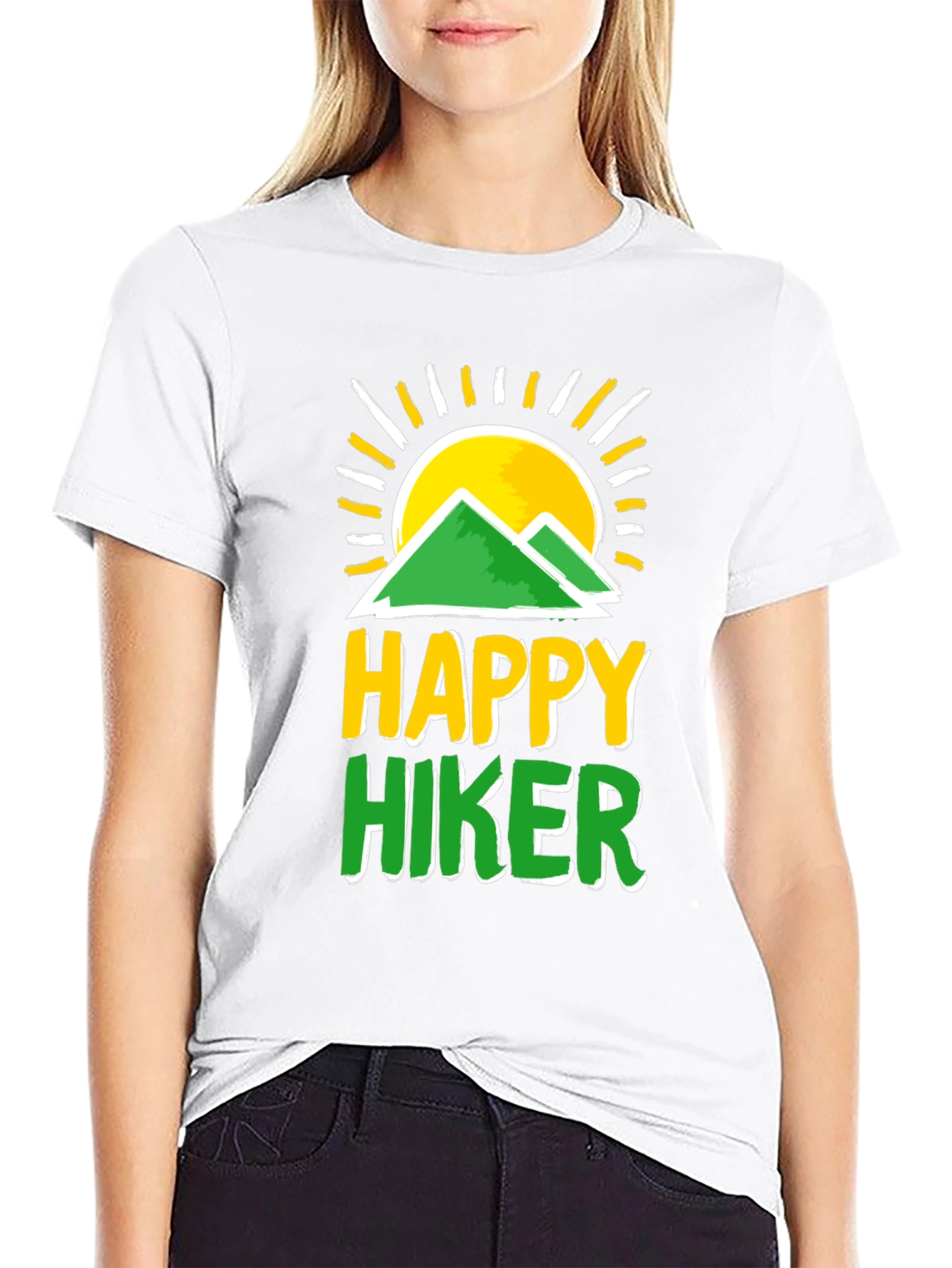 Happy Hiker T-Shirt - Mountain Graphic Tee