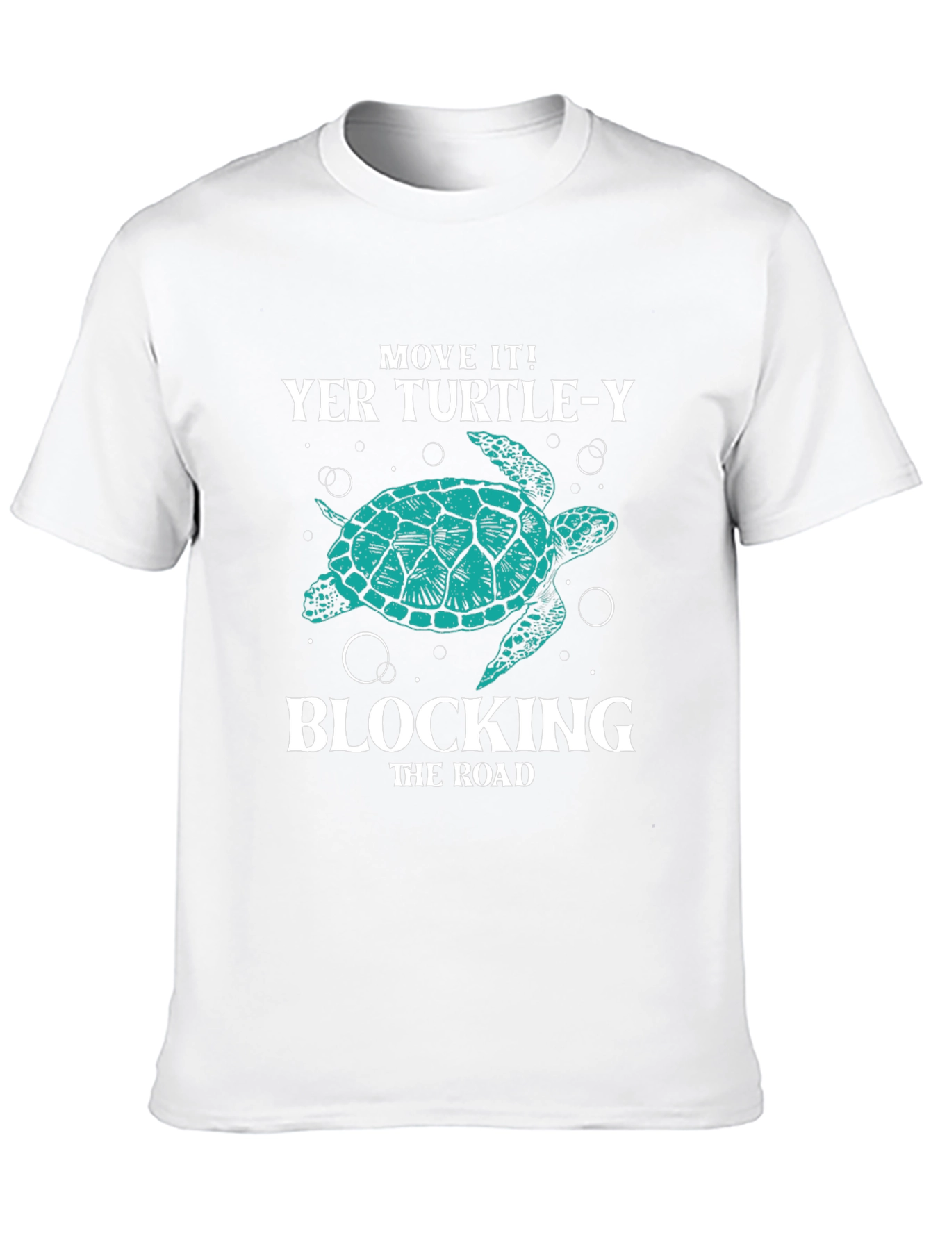 Move It! Turtle-Y Blocking the Road Graphic T-Shirt
