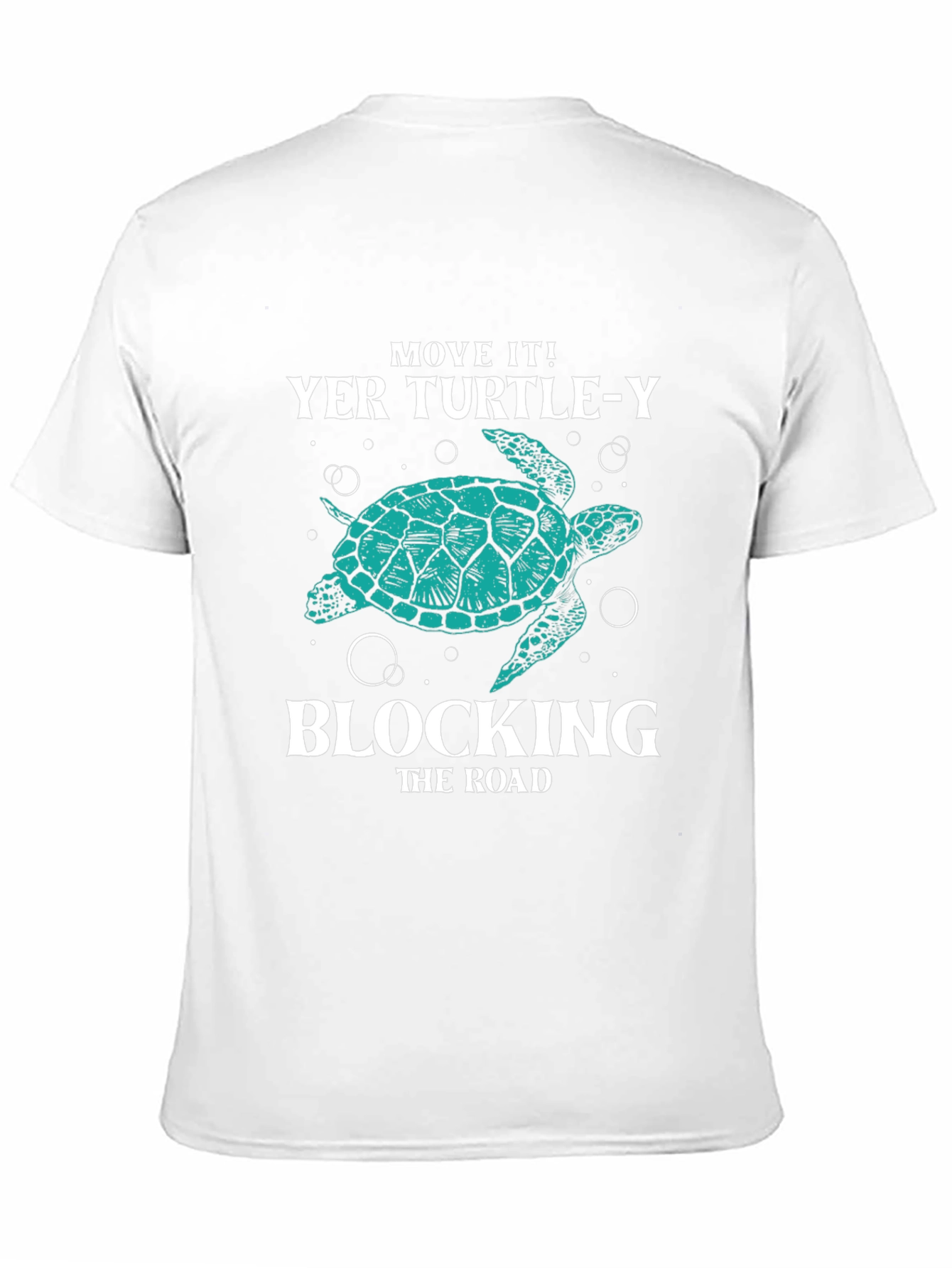 Move It! Turtle-Y Blocking the Road Graphic T-Shirt