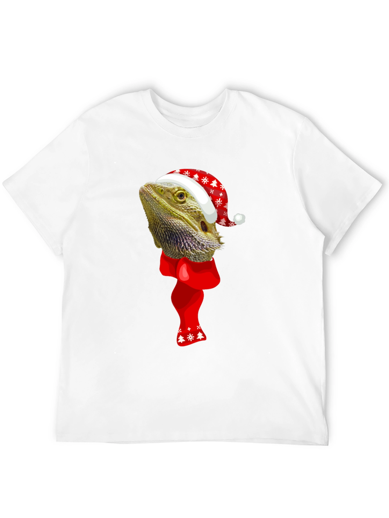 Festive Bearded Dragon Christmas T-Shirt