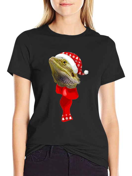 Festive Bearded Dragon Christmas T-Shirt