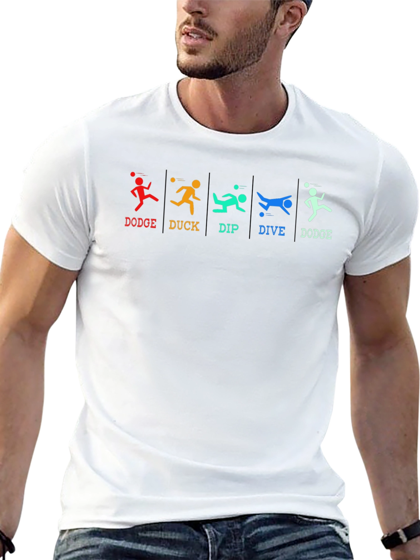 Dodge Duck Dip Dive Dodge Graphic T-Shirt